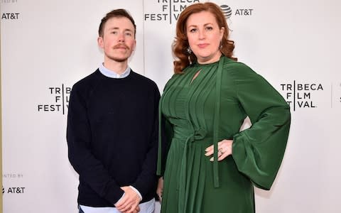 Documentary subject Freddy McConnell (left) and director Jeanie Finlay - Credit: Theo Wargo/Getty