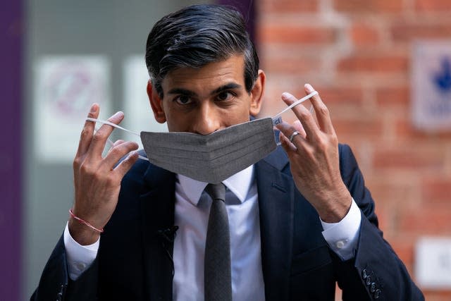 Chancellor Rishi Sunak (Jacob King/PA)