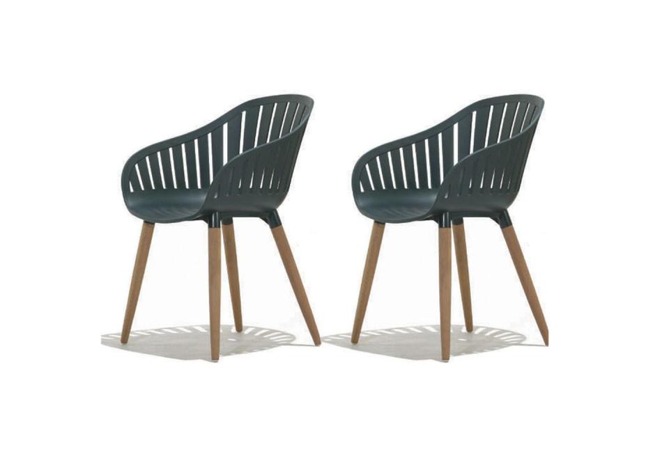 5) DuraOcean Recycled Plastic Chairs - 2 Pack