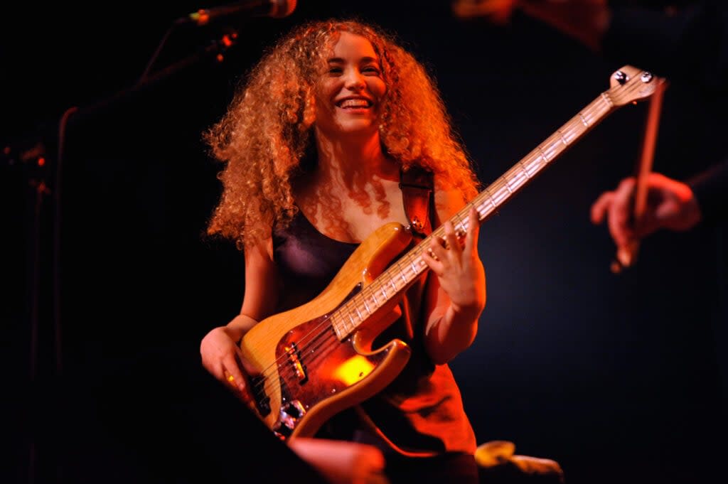 Tal Wilkenfeld performing at the Bass Player LIVE! Concert and Awards Show at The Fonda Theatre on November 9, 2013 in Los Angeles. (Credit: Michael Tullberg/Getty Images)