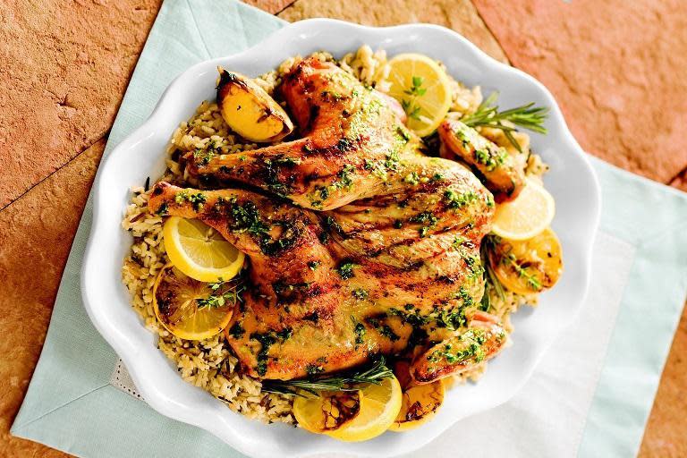 Butterflied Herb and Lemon Grilled Chicken