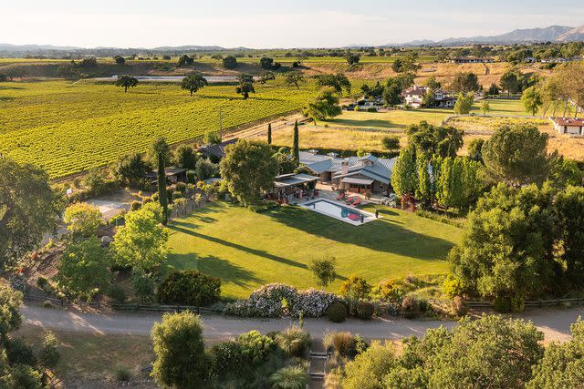 <p>Jim Bartsch</p> Aerial shot of the property