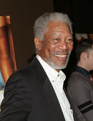 Morgan Freeman at the New York City premiere of Focus Features' Miss Pettigrew Lives for a Day