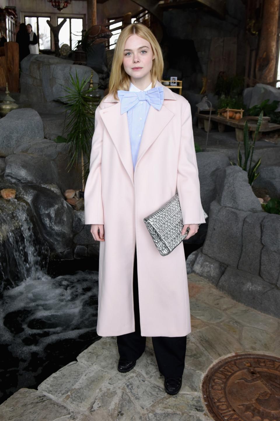 MISS: Elle Fanning at a Sundance Film Festival lunch