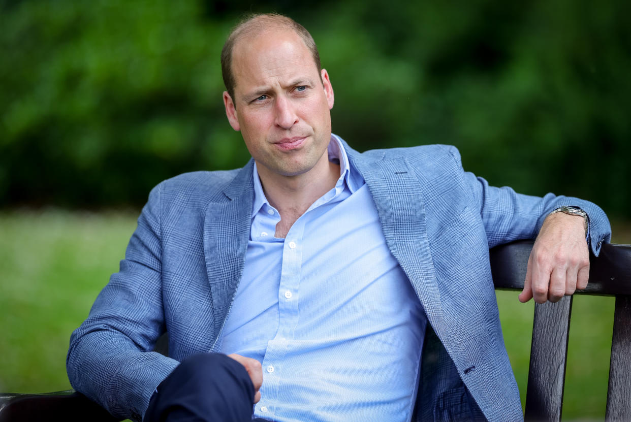 22/06/2023. Windsor UK. Prince William meets with Tyrone Mings, Gail Porter, Sabrina Cohen-Hatton and David Duke, ahead of the launch of Homewards - a five-year programme to demonstrate that it is possible to end homelessness in the UK. Picture by Andrew Parsons / Kensington Palace