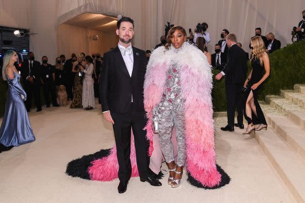 <p>Serena Williams et Alexis Ohanian au gala du MET à New York.</p>