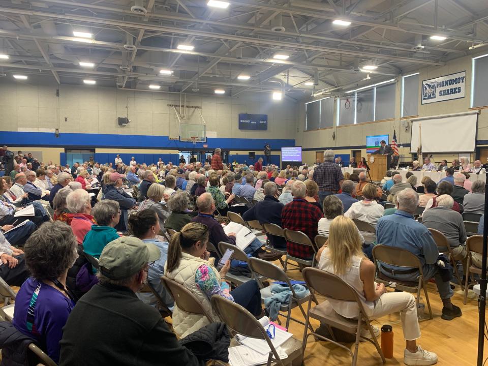 At the Chatham town meeting on May 6, a proposal to build a new Center for Active Living gained voter support but not the required two-thirds majority. A $10.6 million debt exclusion was before the voters to build the center on donated land.