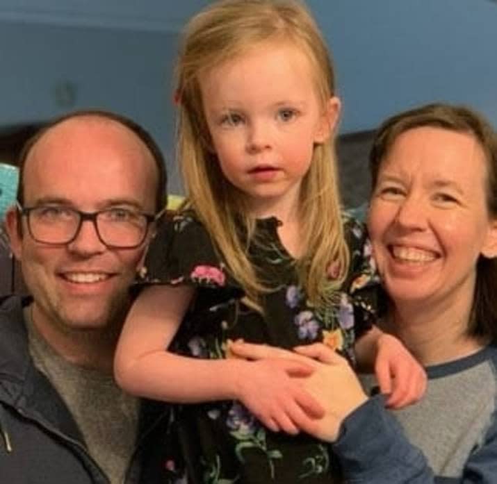 Michael Halloran met his wife Bryna at an Irish pub in South Korea... on St. Patrick's Day. This year, they hope to take four-year-old Willow to Ireland for the first time.