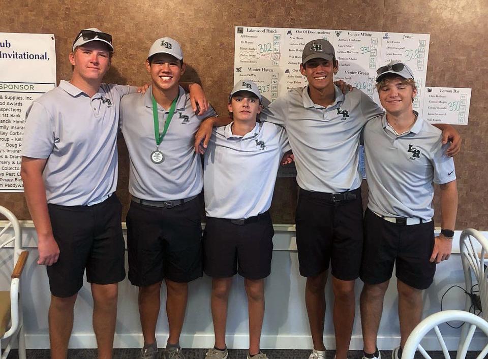 The Lakewood Ranch High boys golf team finished second at the John Ryan Invitational in Venice.