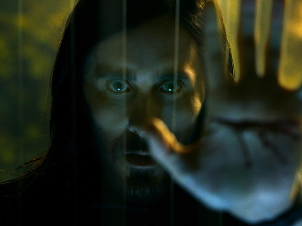 Jared Leto as Michael Morbius in "Morbius."