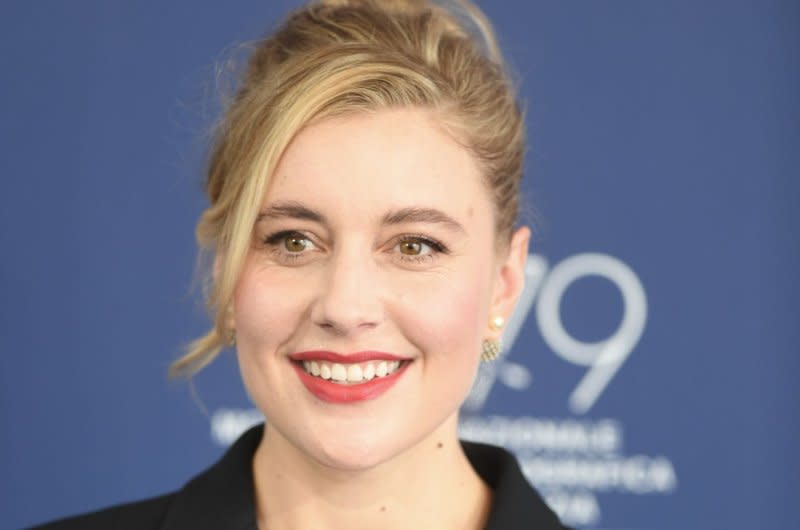 Greta Gerwig attends the Venice Film Festival photocall for "White Noise" in 2022. File Photo by Rune Hellestad/UPI