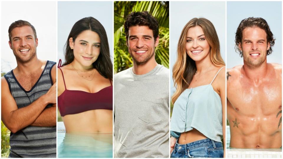 Also hitting the beach are David and Jordan from Becca's season, because we didn't see enough of their fighting on 'The Bachelorette.'