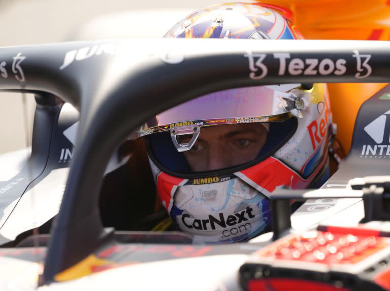 Max Verstappen y su concentración antes del Gran Premio de Holanda de Fórmula Uno, en el autódromo de Zandvoort, en los Países Bajos