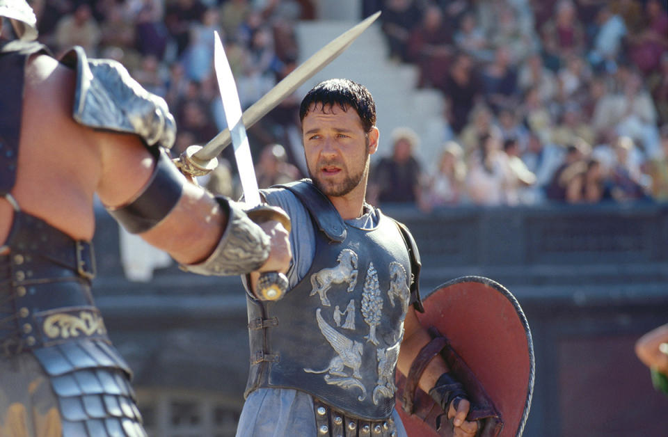 Russell Crowe como Máximo en Gladiator (Foto: Dreamworks/Universal Pictures)