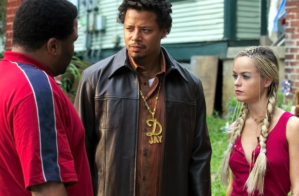 HUSTLE & FLOW, Anthony Anderson, Terrence Howard, Taryn Manning, 2005, ©Paramount/courtesy Everett Collection