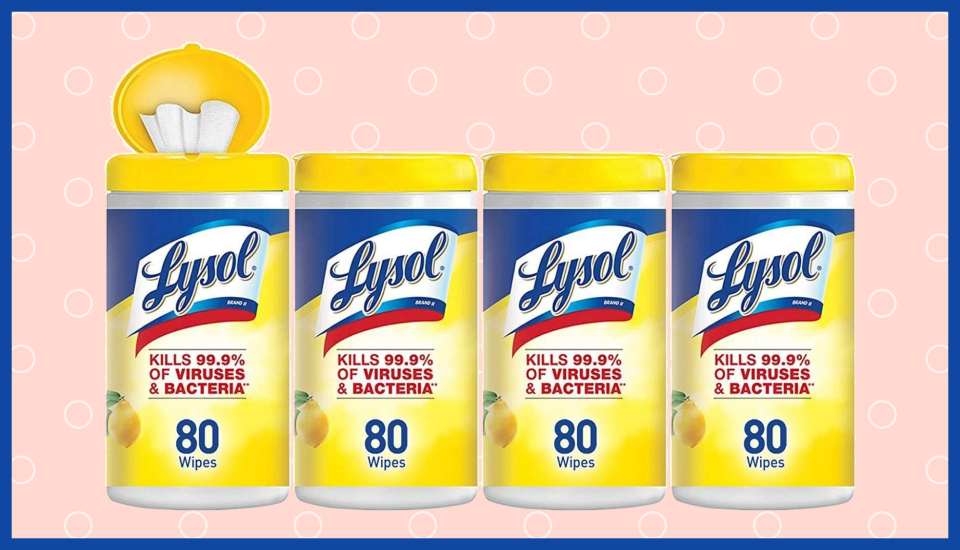 Now's your chance to stock up on Lysol Disinfecting Wipes. (Photo: Amazon)