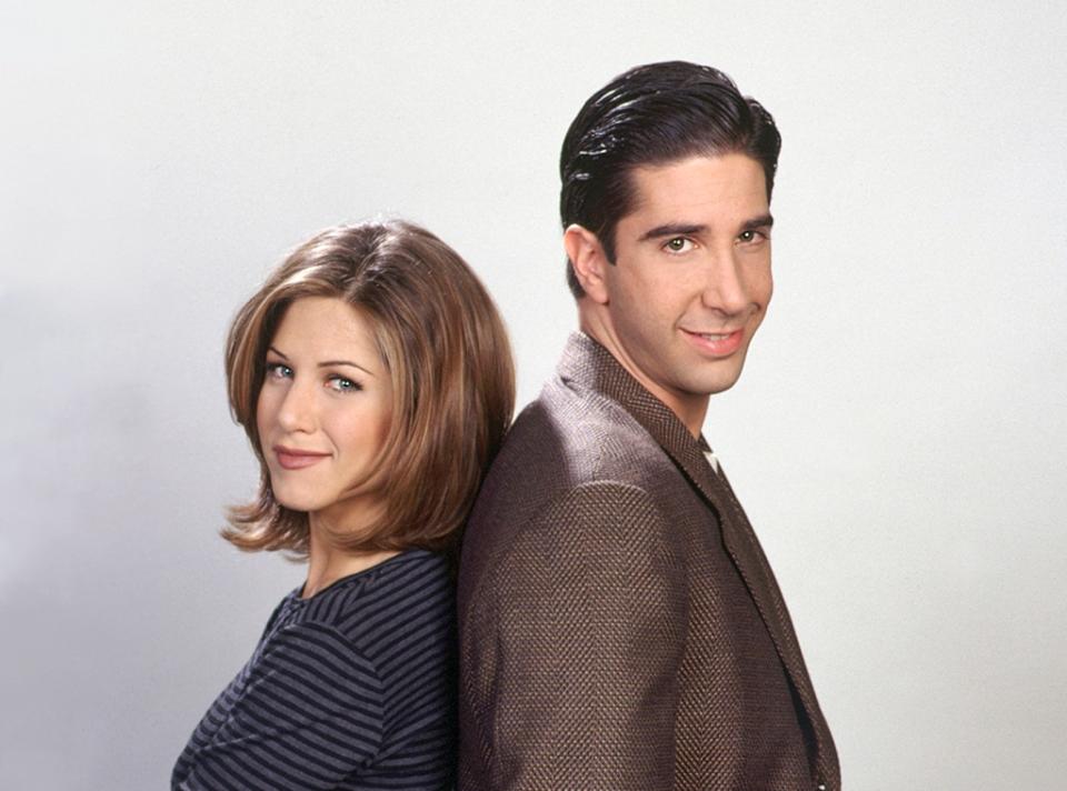 Jennifer Aniston and David Schwimmer