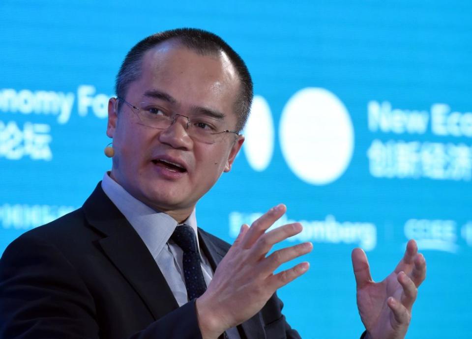 Wang Xing, Founder and CEO of Meituan.com, speaks during 2019 New Economy Forum at China Center for International Economic Exchanges (CCIEE) on November 22, 2019 in Beijing, China.<span class="copyright">Hou Yu/China News Service/VCG via Getty Images</span>