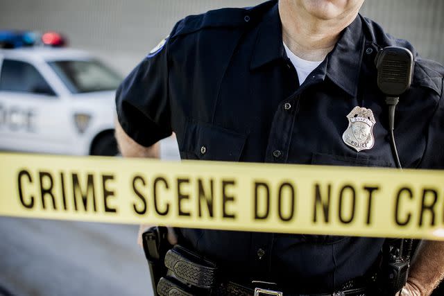 <p>Getty Images</p> crime scene -- stock image