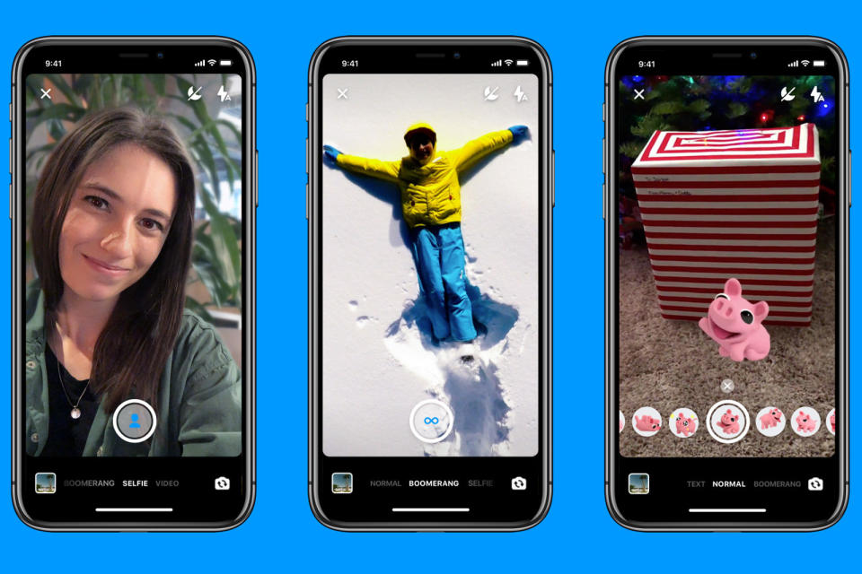 Facebook Messenger's camera just caught up to Instagram's in a few key areas,