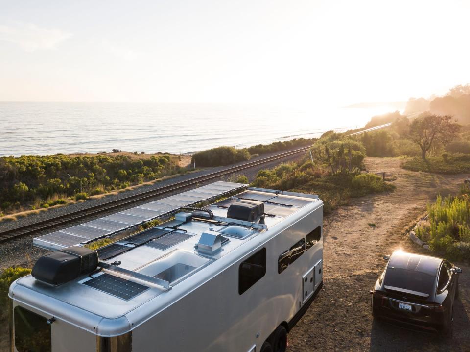 The 2021 Living Vehicle travel trailer