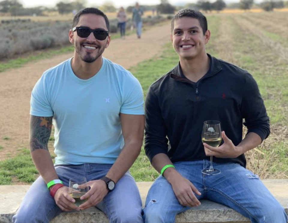Mitchell Gutierrez (left) and his brother Martin (right) (Mitchell Gutierrez/Facebook)