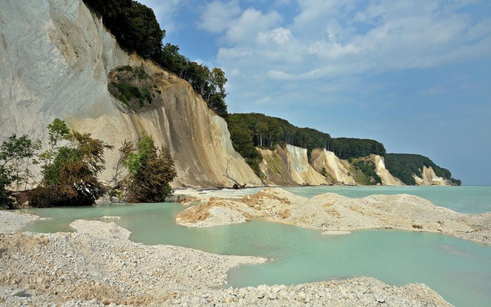 The chalk cliffs of Rügen