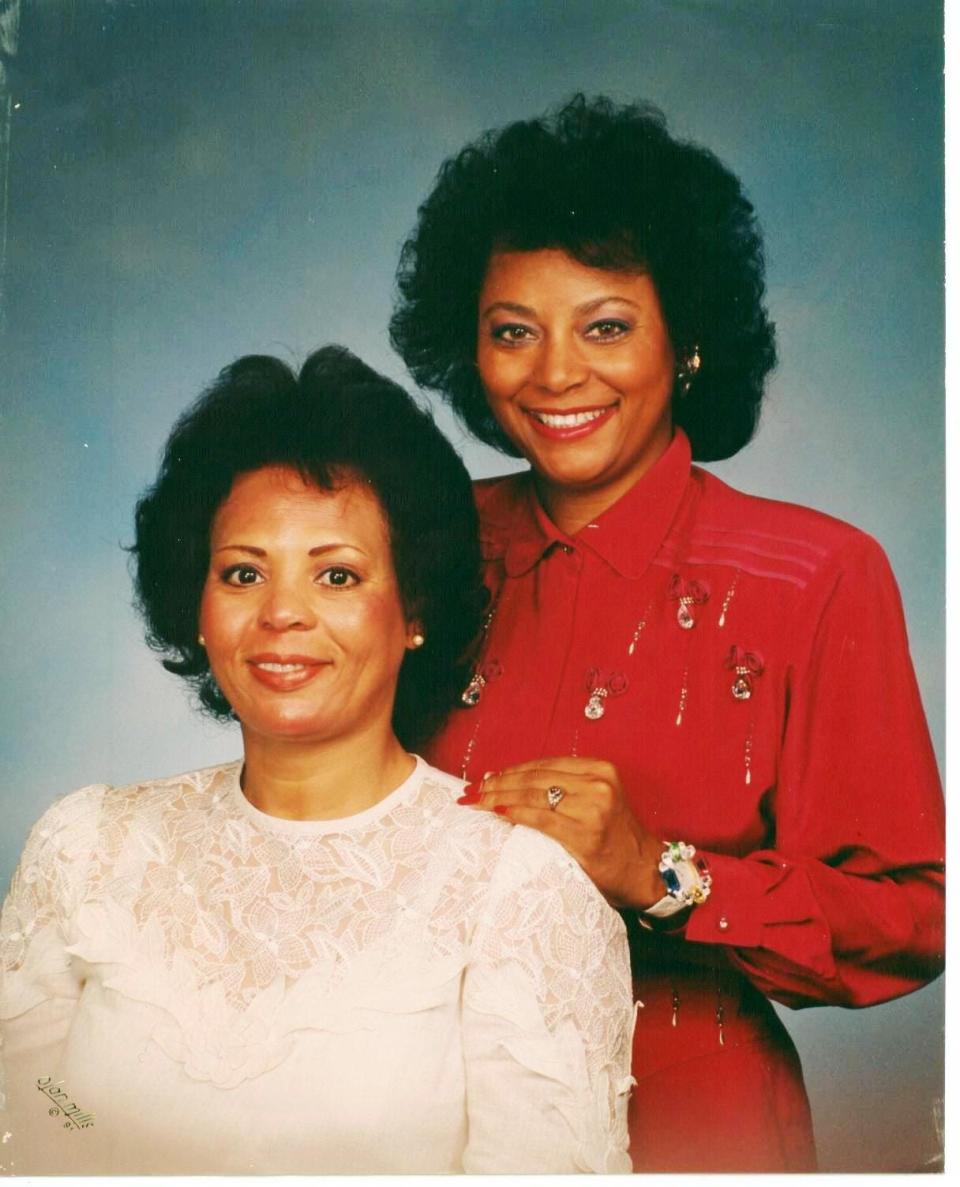 Lorean Jones poses for a photo with her daughter Gale Jones Carson in this undated photo.