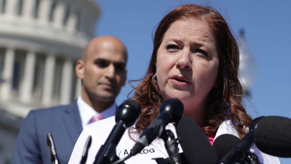 Christina Francis, CEO of the American Association of Pro-Life Obstetricians and Gynecologists at the U.S. Capitol on March 21, 2024 in Washington, DC. - Alex Wong/Getty Images