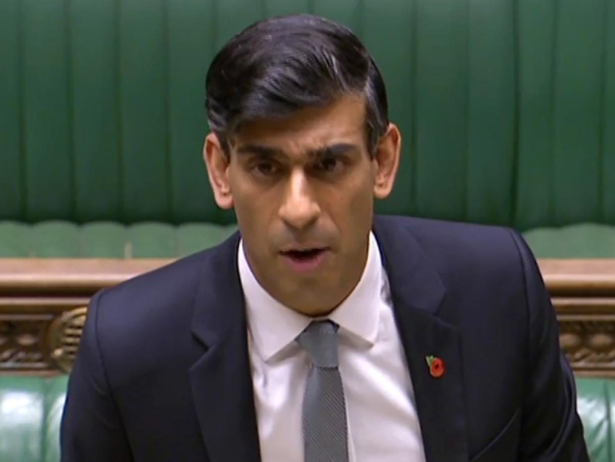 <p>Chancellor Rishi Sunak is expected to announce new money for the NHS</p> (AFP/Getty)