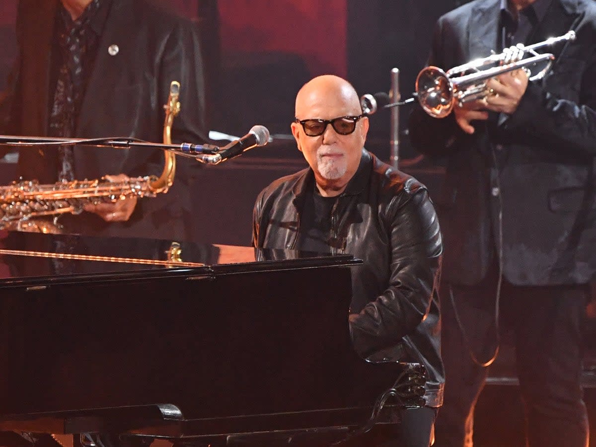 Billy Joel performing at the Grammys (AFP via Getty Images)