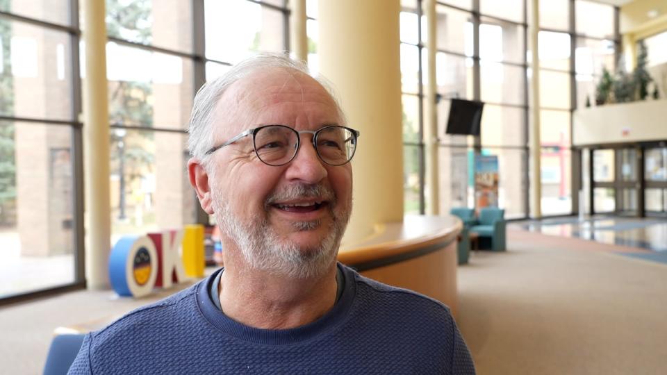 Lethbridge resident Dale Leier pictured at Lethbridge City Hall on April 11, 2024. 