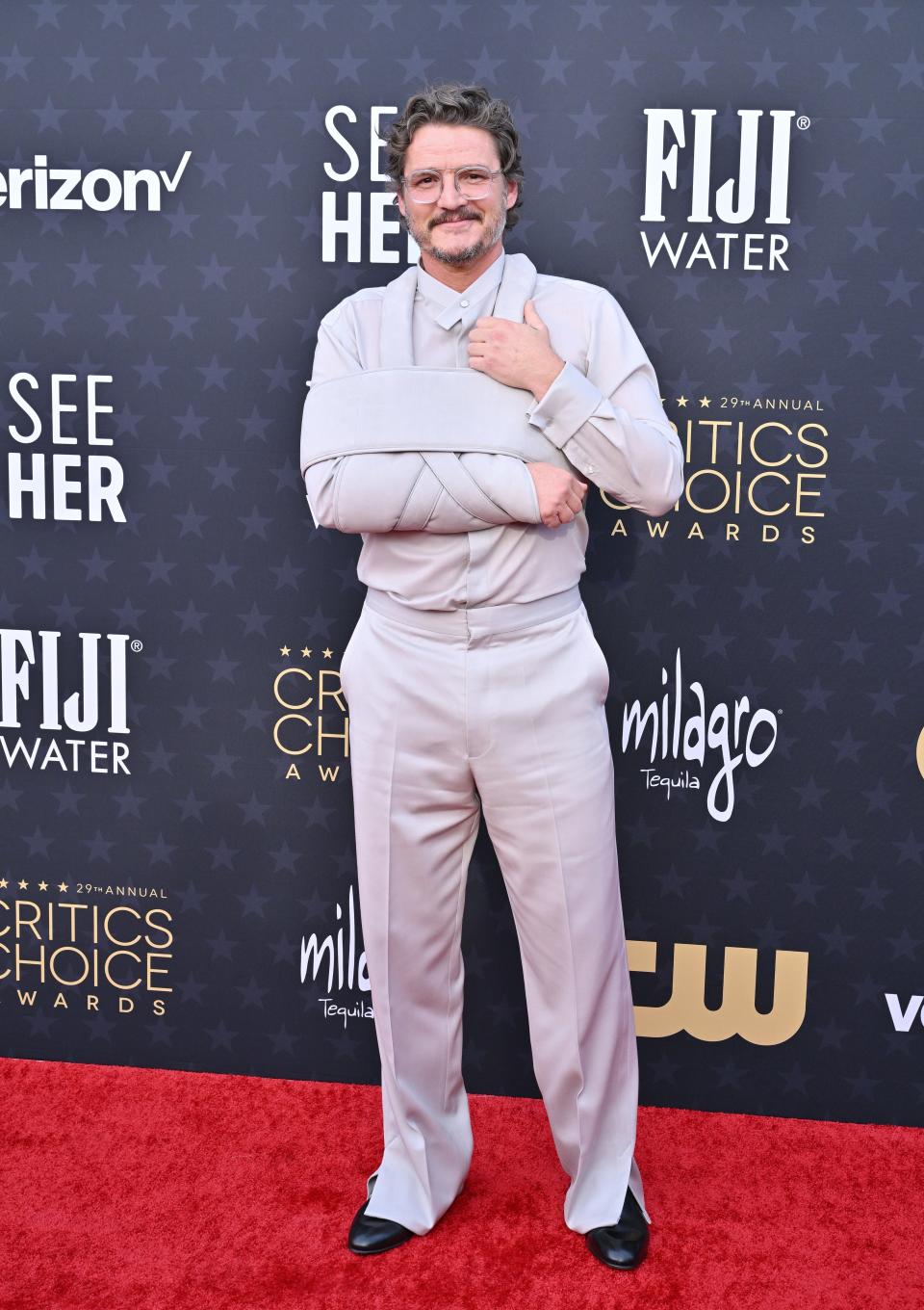 Pedro Pascal attends the 2024 Critics Choice Awards
