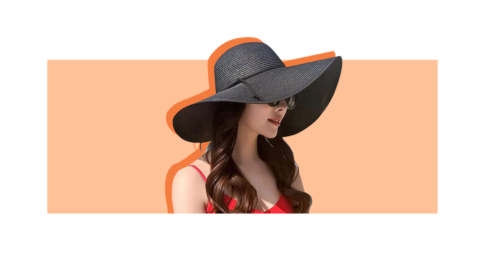 This gorgeous beach hat looks like it came straight from a movie.