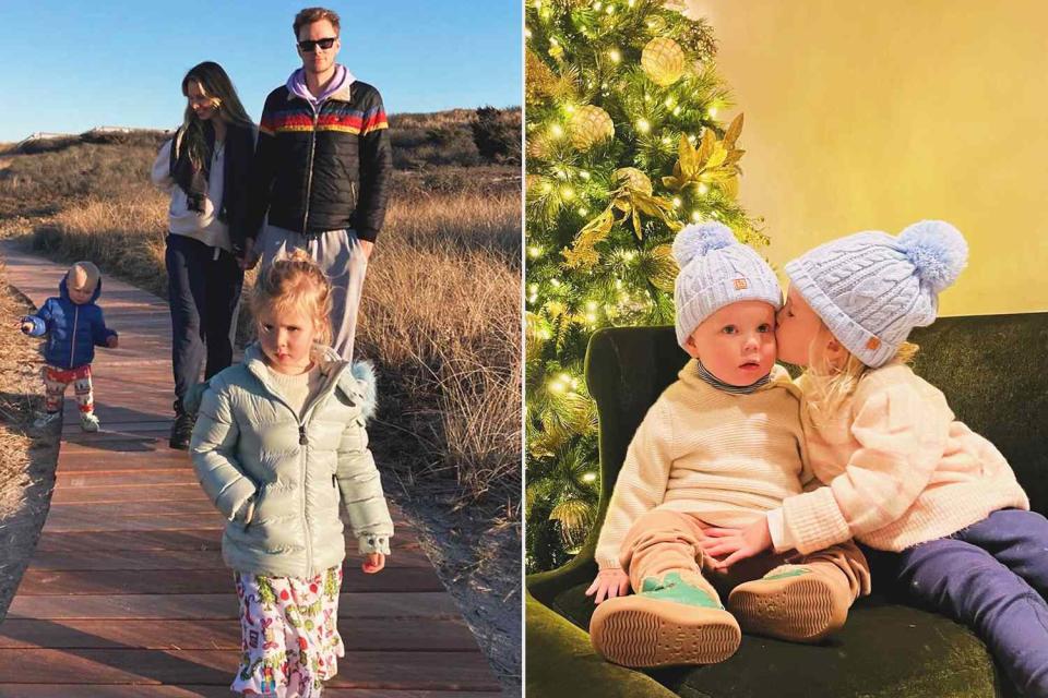 <p>Tessa Hilton/Instagram</p> Tessa and Baron Hilton with their two kids