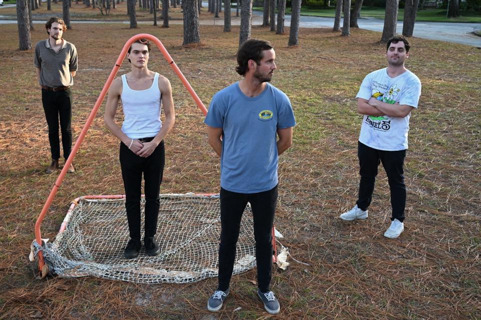 Wilmington dreampop band Lauds -- from left, J. Holt Evans, Boyce Evans, McKay Glasgow and Gavin Campbell -- play a release show for new album "Imitation Life" Feb. 4 at Waterline Brewing.