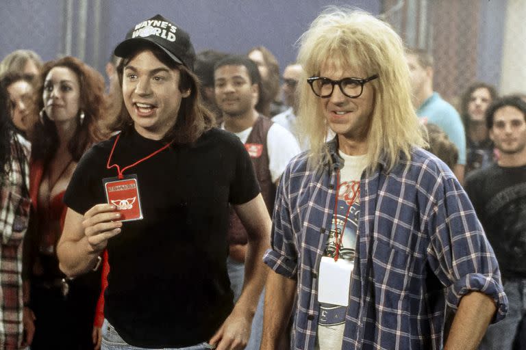 Mike Myers y Dana Carvey en El Mundo Según Wayne