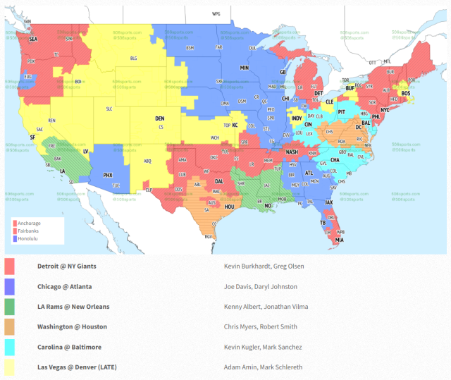 Saints vs Rams: Game time, broadcast map, TV schedule, streaming, more