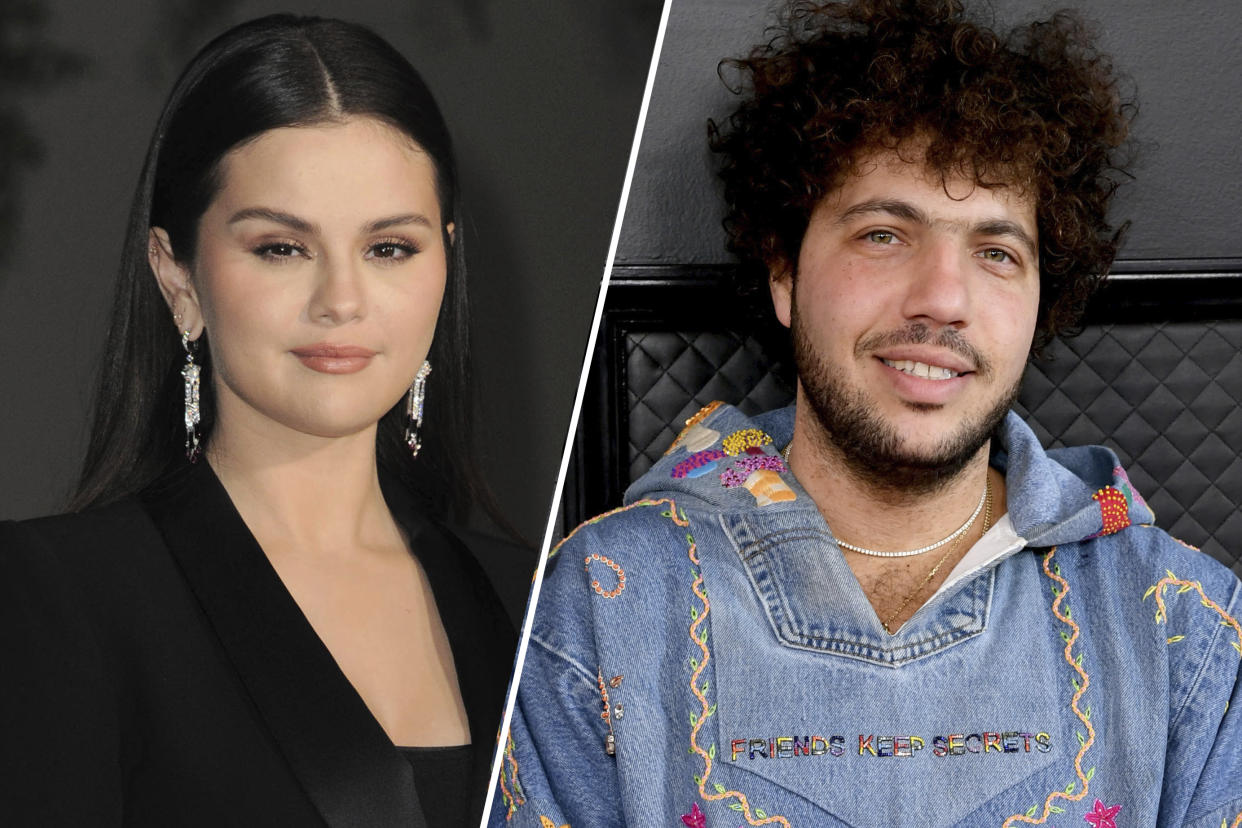 Selena Gomez, left, and Benny Blanco