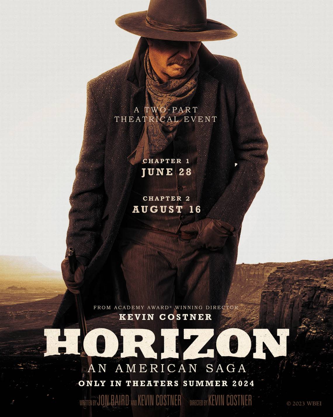 The first poster for Kevin Costner’s “Horizon: An American Saga”.