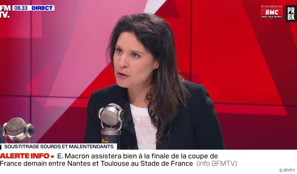 Apolline de Malherbe, qui compare ici Marine Le Pen à Paul Mirabel, est-elle fâchée avec Jean-Jacques Bourdin ? Elle répond - BFMTV