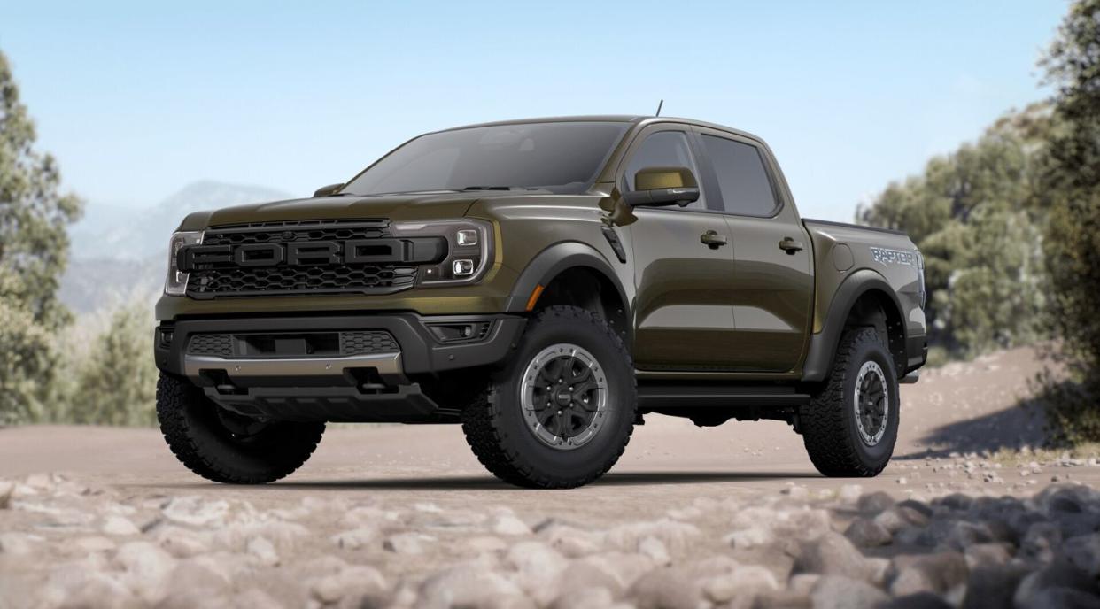 2024 ford ranger raptor front