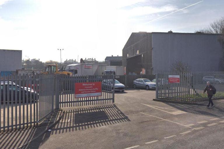Suspected human remains found at recycling centre in Greenwich