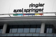 Private publisher Ringier Axel Springer logo is seen on their headquarters in Warsaw