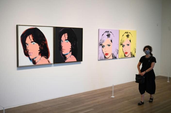 The Andy Warhol exhibition at Tate Modern was only open for five days before lockdown but will open up to the public again on Monday (AFP Photo/DANIEL LEAL-OLIVAS)