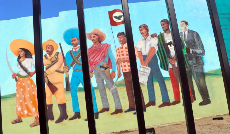 The late Antonio Bernal, who died Sept. 1, created the original mural that was recreated in 2021 and adorns the wall of a building in Del Rey.