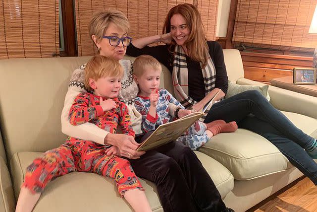 <p> Ross Trudeau/Instagram</p> Jane Pauley with her grandkids