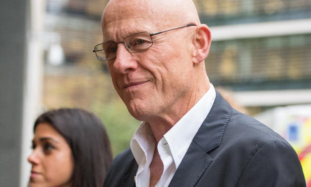 John Caudwell arrives at the high court in London.