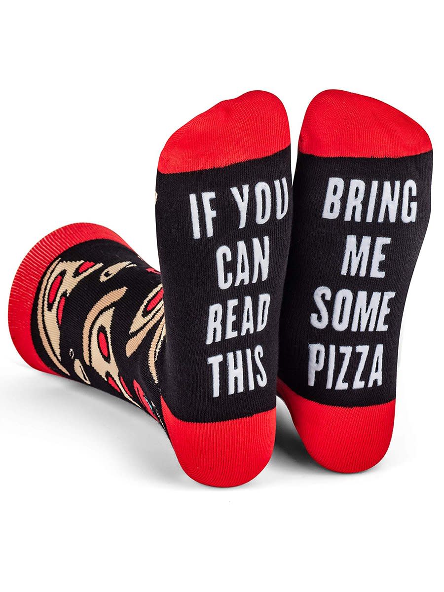 Best Last-Minute Christmas Gift for the Person Who Has Everything: Funny Pizza Socks