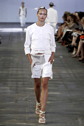 Calling it an "apron bag," Alexander Wang sent this artistic, amorphous style down the catwalk last fall.